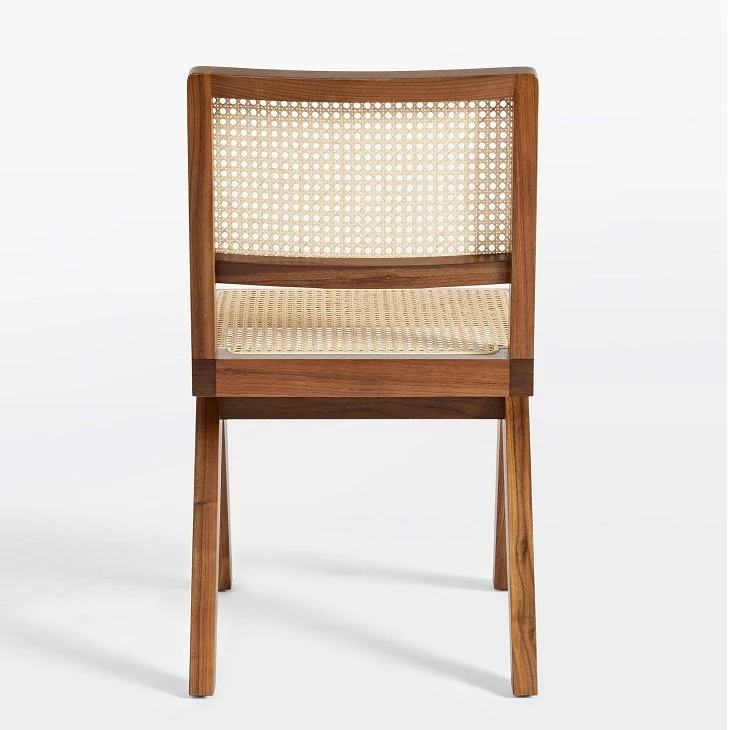 Solid Wood Rattan Chair
