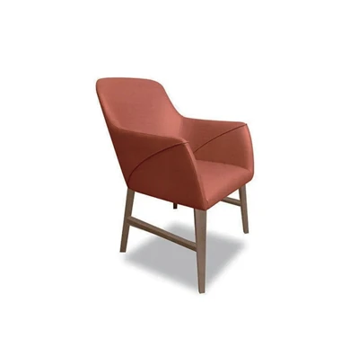 Holiday Inn Express Comfortable Brown Shell Chair